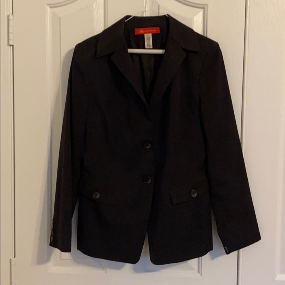 Anne Klein fitted jacket. Black.